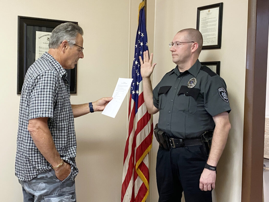 Renovo swears in police officer News, Sports, Jobs The Express